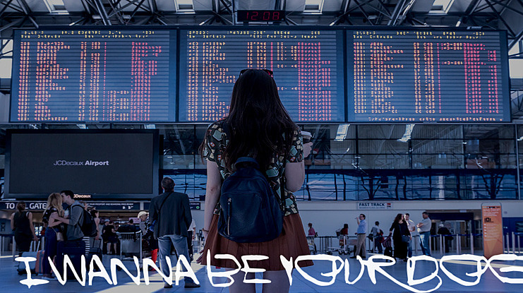 I Wanna Be Your Dog Font