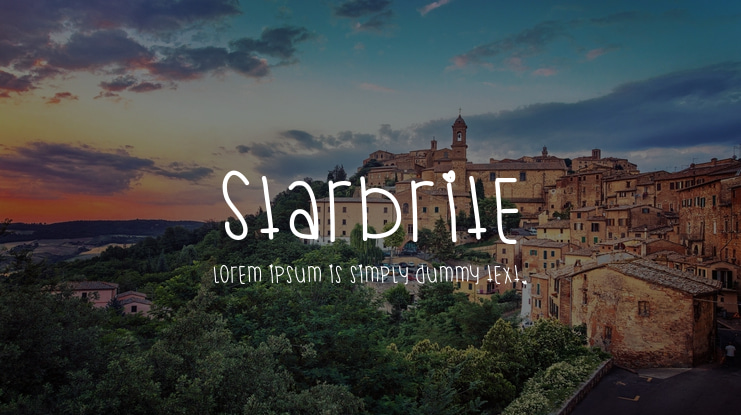 Starbrite Font