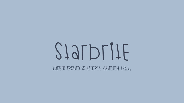 Starbrite Font