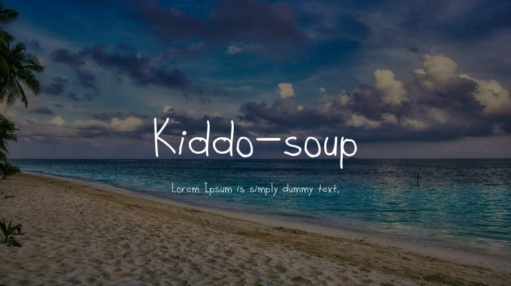 Kiddo-soup Font Family