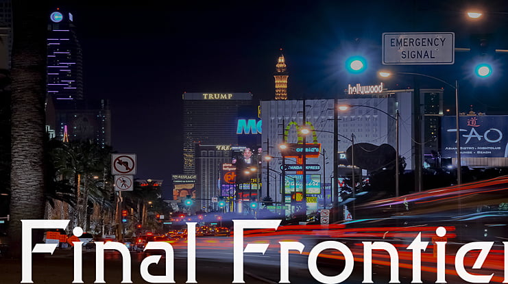 Final Frontier Font