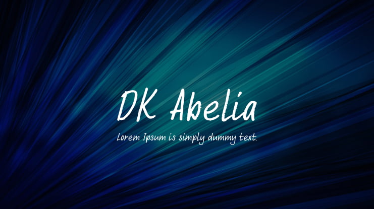 DK Abelia Font