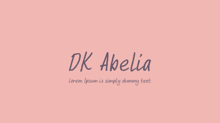 DK Abelia Font