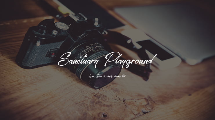 Sanctuary Playground Font