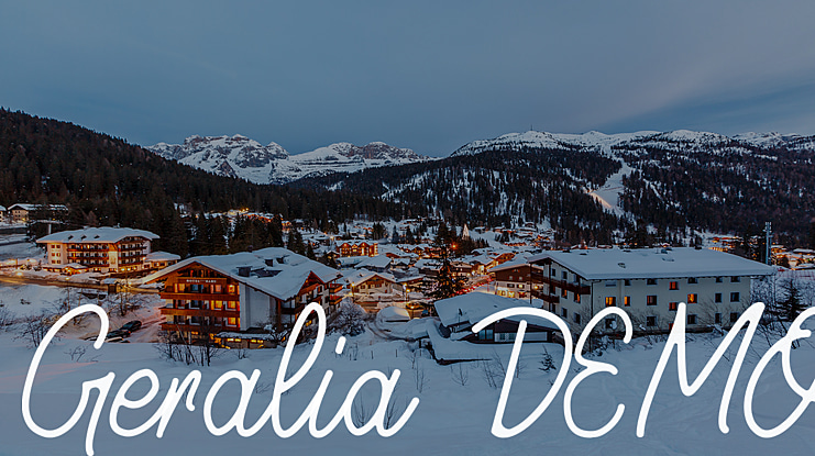 Geralia  DEMO Font