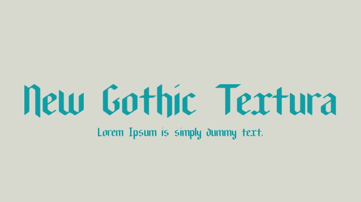 New Gothic Textura Font