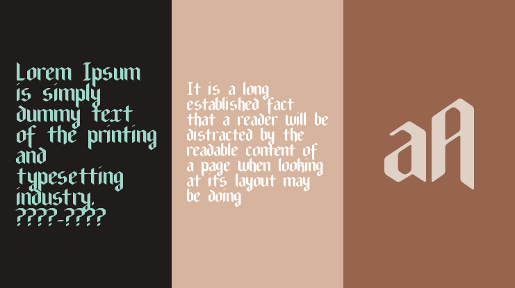 New Gothic Textura Font