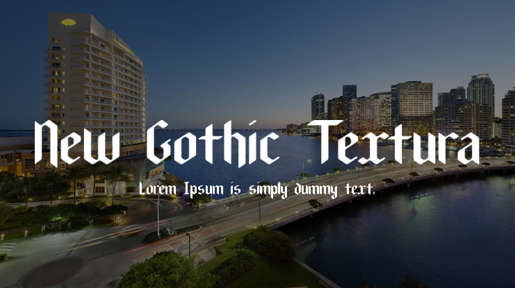 New Gothic Textura Font