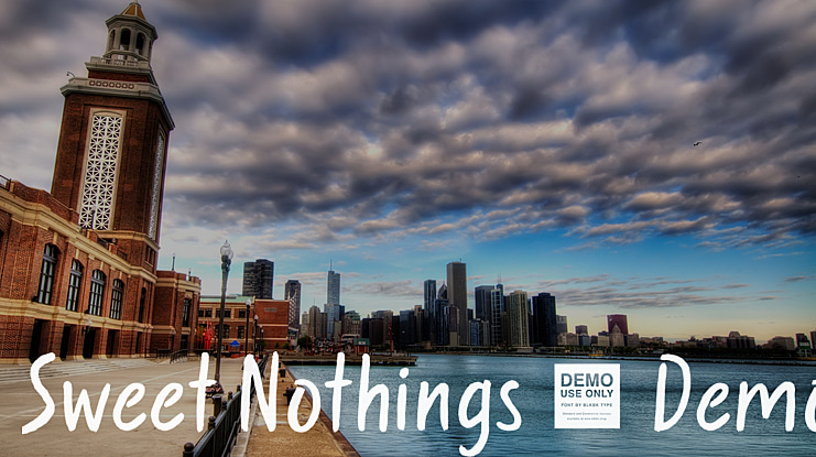Sweet Nothings - Demo Font