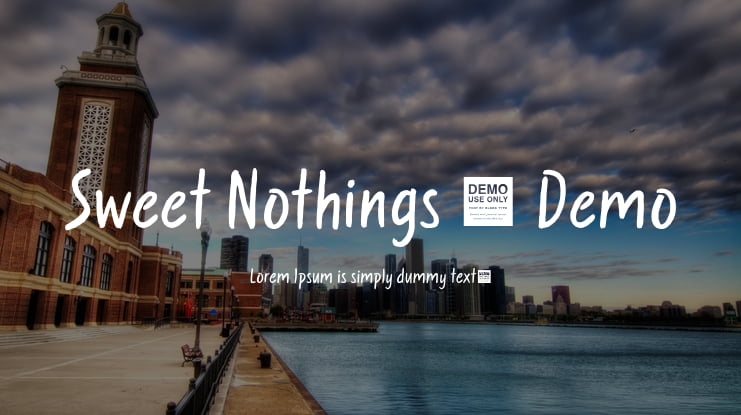 Sweet Nothings - Demo Font