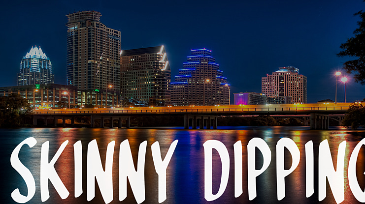 Skinny Dipping Font