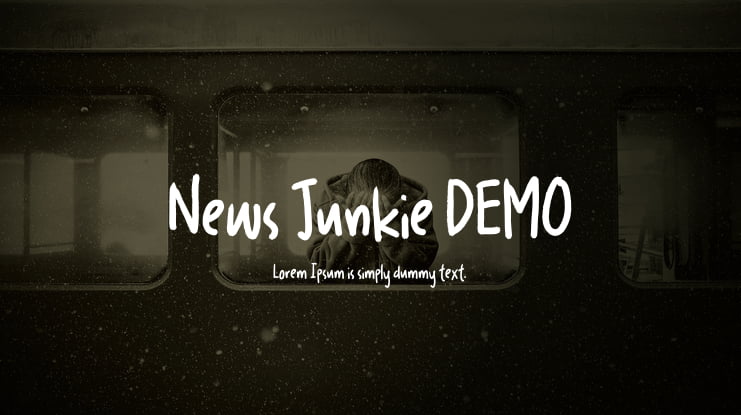 News Junkie DEMO Font