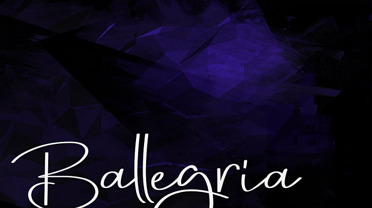 Ballegria Font