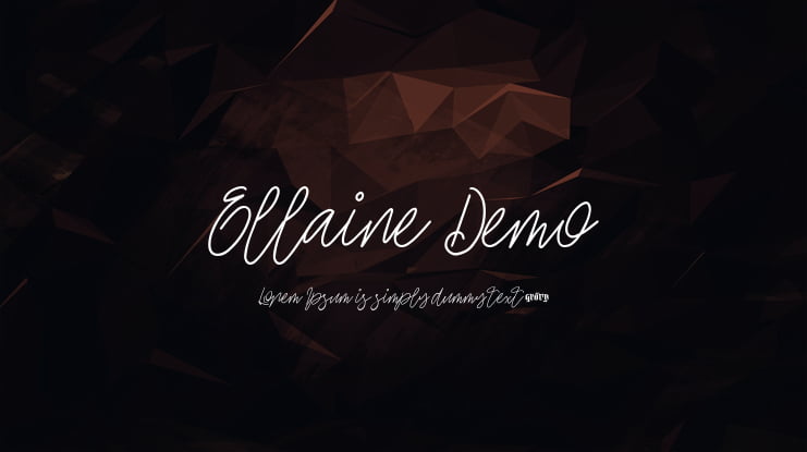 Ellaine Demo Font