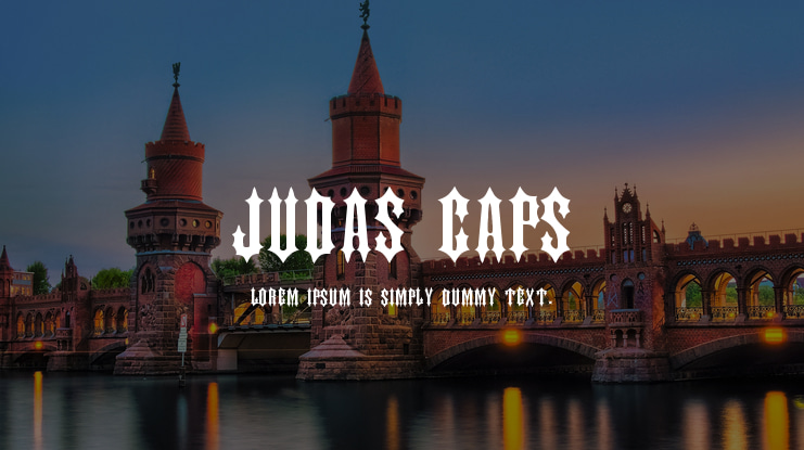 Judas Caps Font