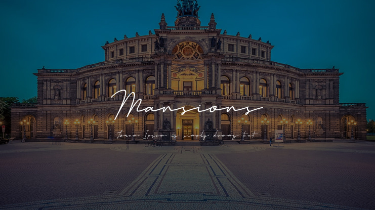 Mansions Font