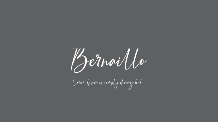 Bernaillo Font