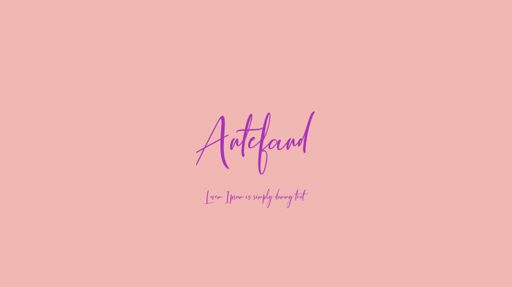 Antefand Font