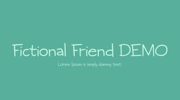 Fictional Friend DEMO Font