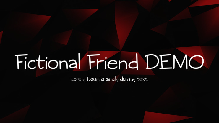 Fictional Friend DEMO Font