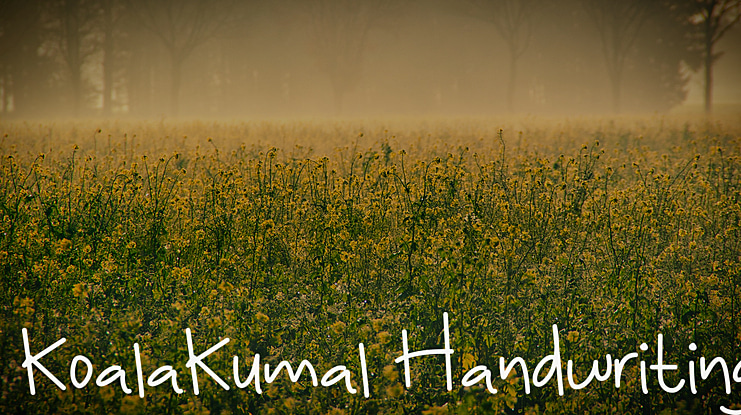 KoalaKumal Handwriting Font