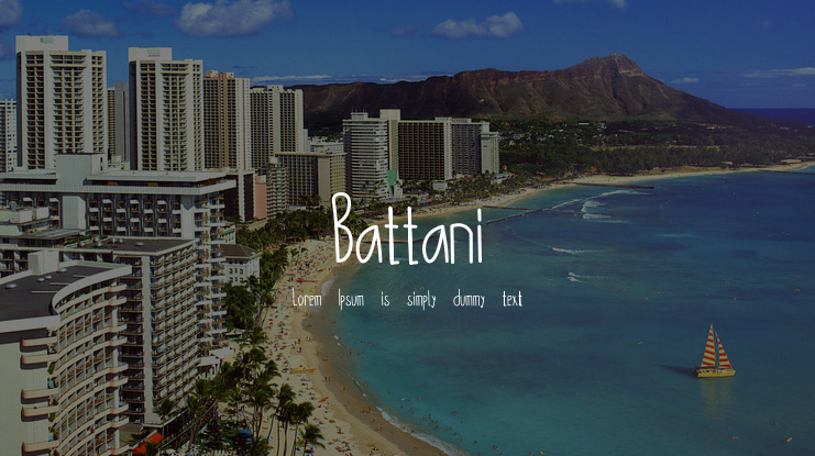 Battani Font