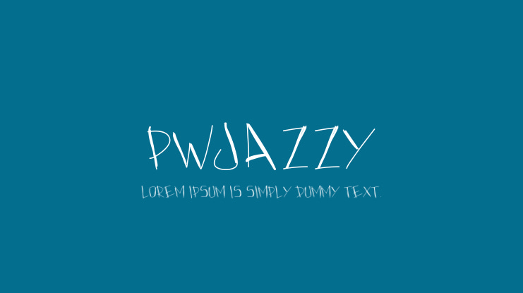 PWJazzy Font
