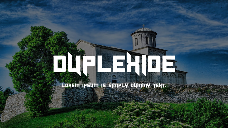 Duplexide Font