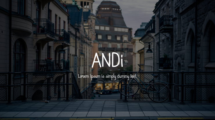 ANDi Font
