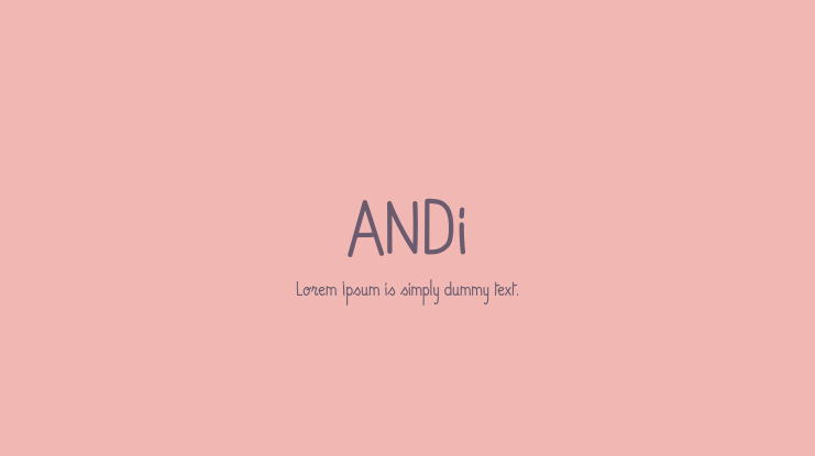 ANDi Font