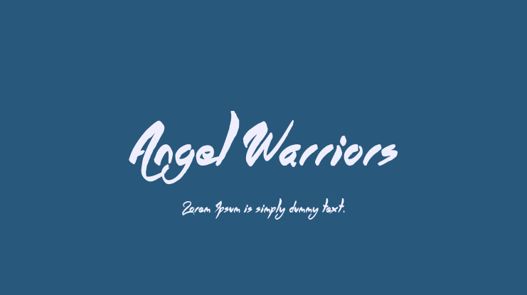 Angel Warriors Font
