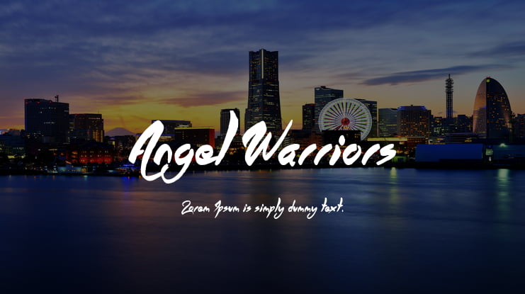 Angel Warriors Font