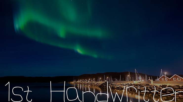 1st Handwritten Font