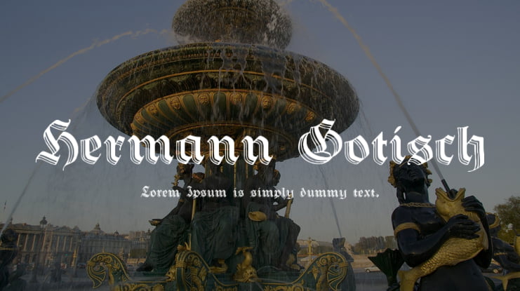 Hermann Gotisch Font Family