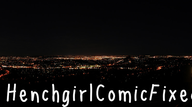 HenchgirlComicFixed Font