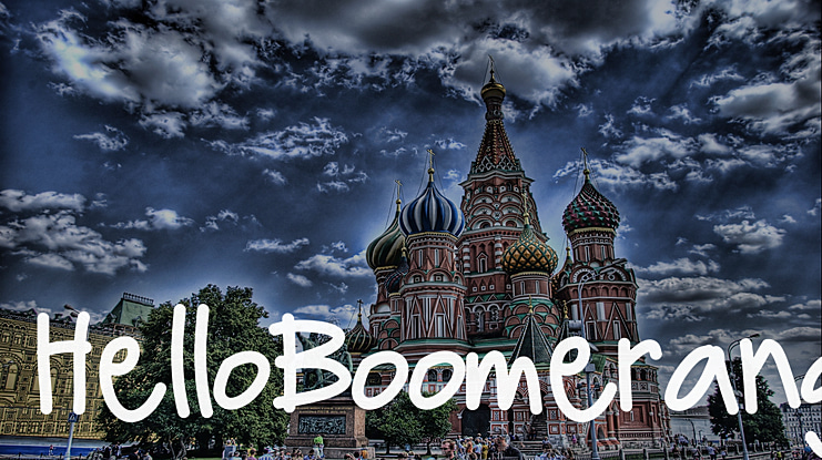 HelloBoomerang Font