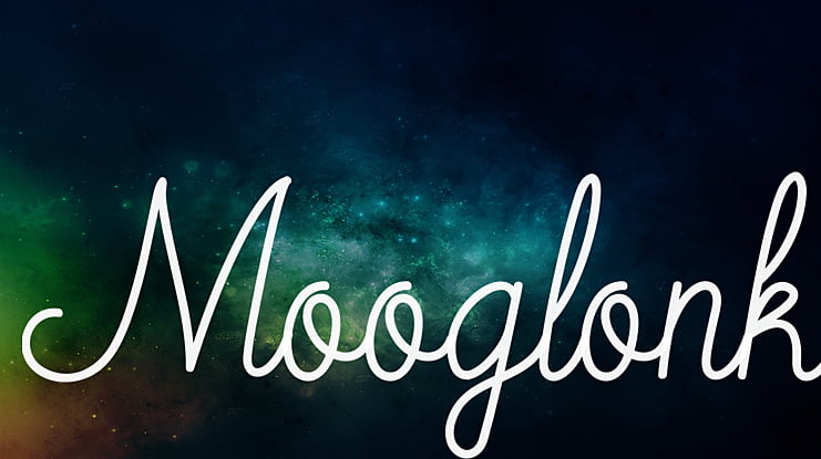 Mooglonk Font