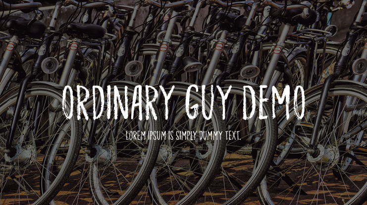 Ordinary Guy DEMO Font