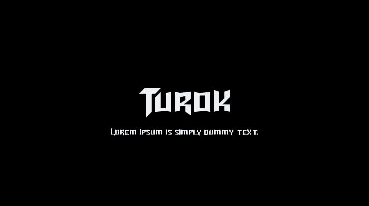 Turok Font