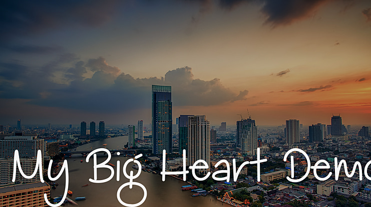 My Big Heart Demo Font