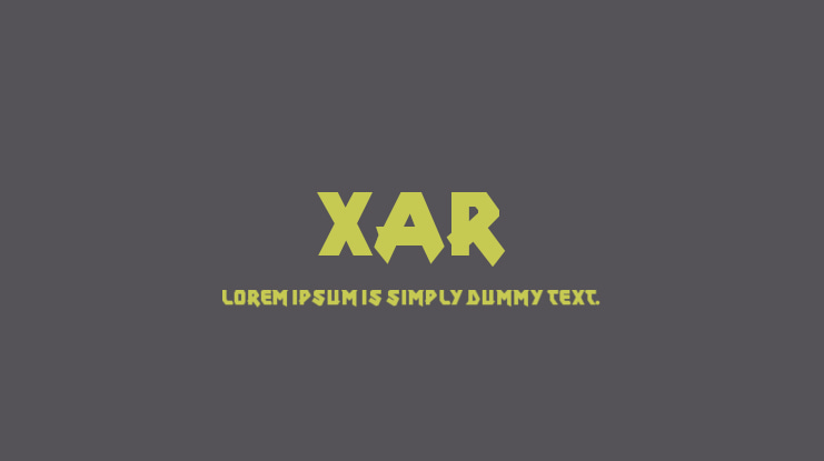 Xar Font