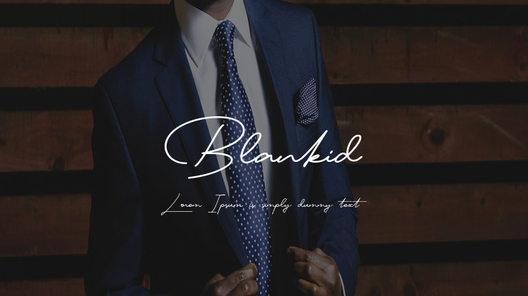 Blankid Font