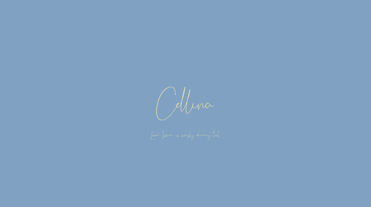 Cellina Font