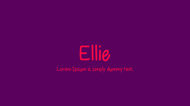 Ellie Font