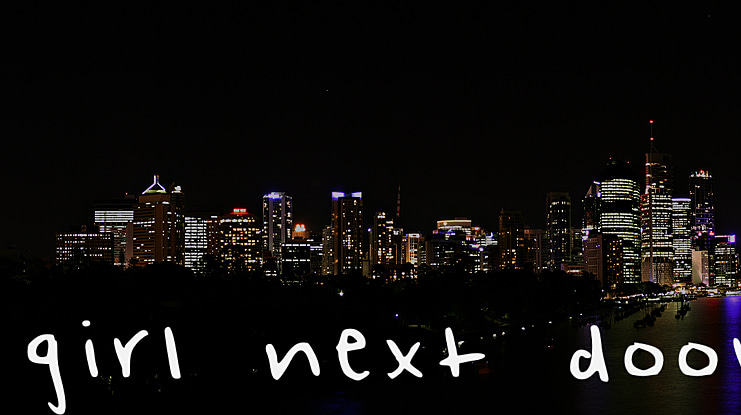 girl next door Font