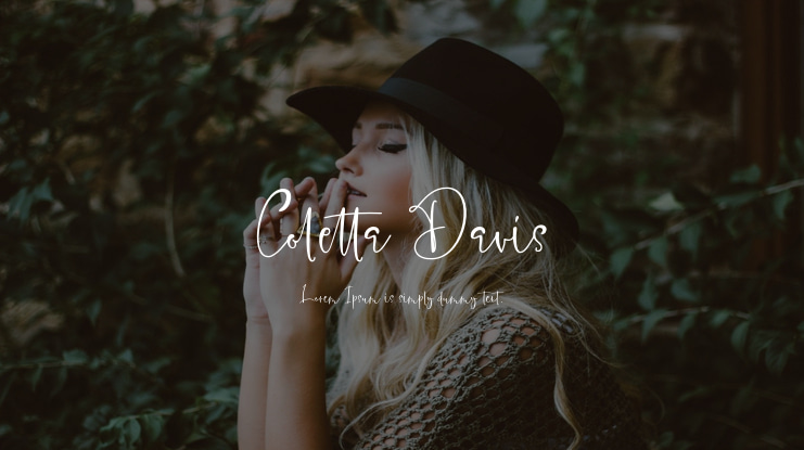 Coletta Davis Font