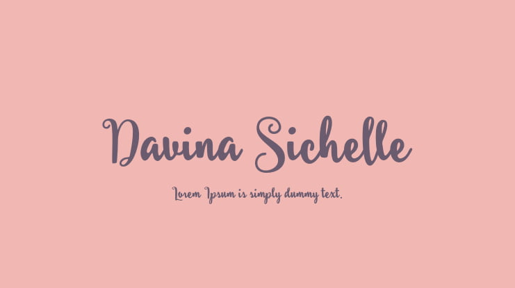 Davina Sichelle Font