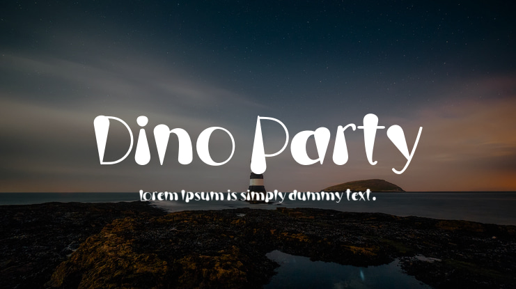 Dino Party Font