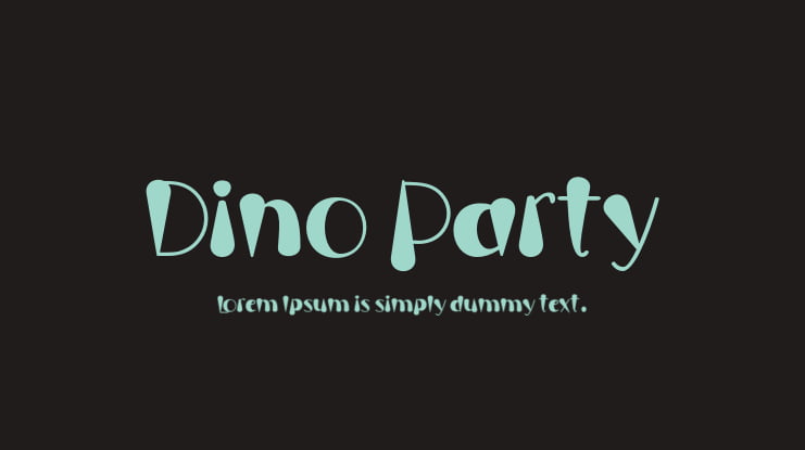 Dino Party Font