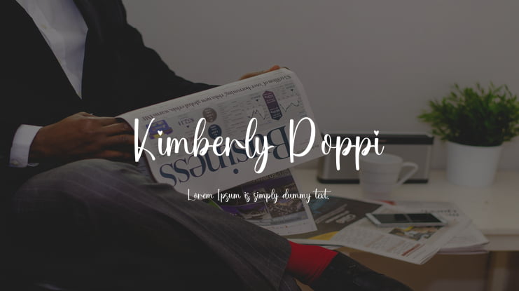 Kimberly Poppi Font